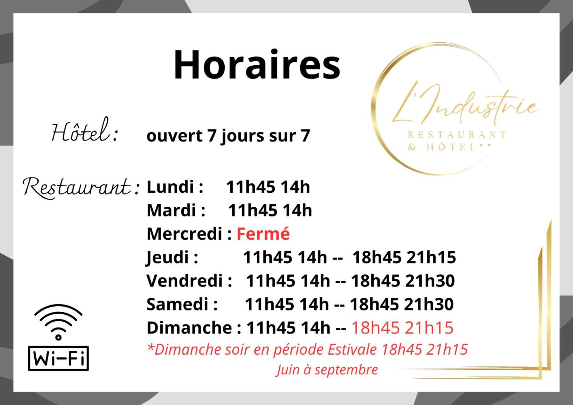 Restaurant L'industrie Hotel Saint-Omer (Pas-de-Calais)
